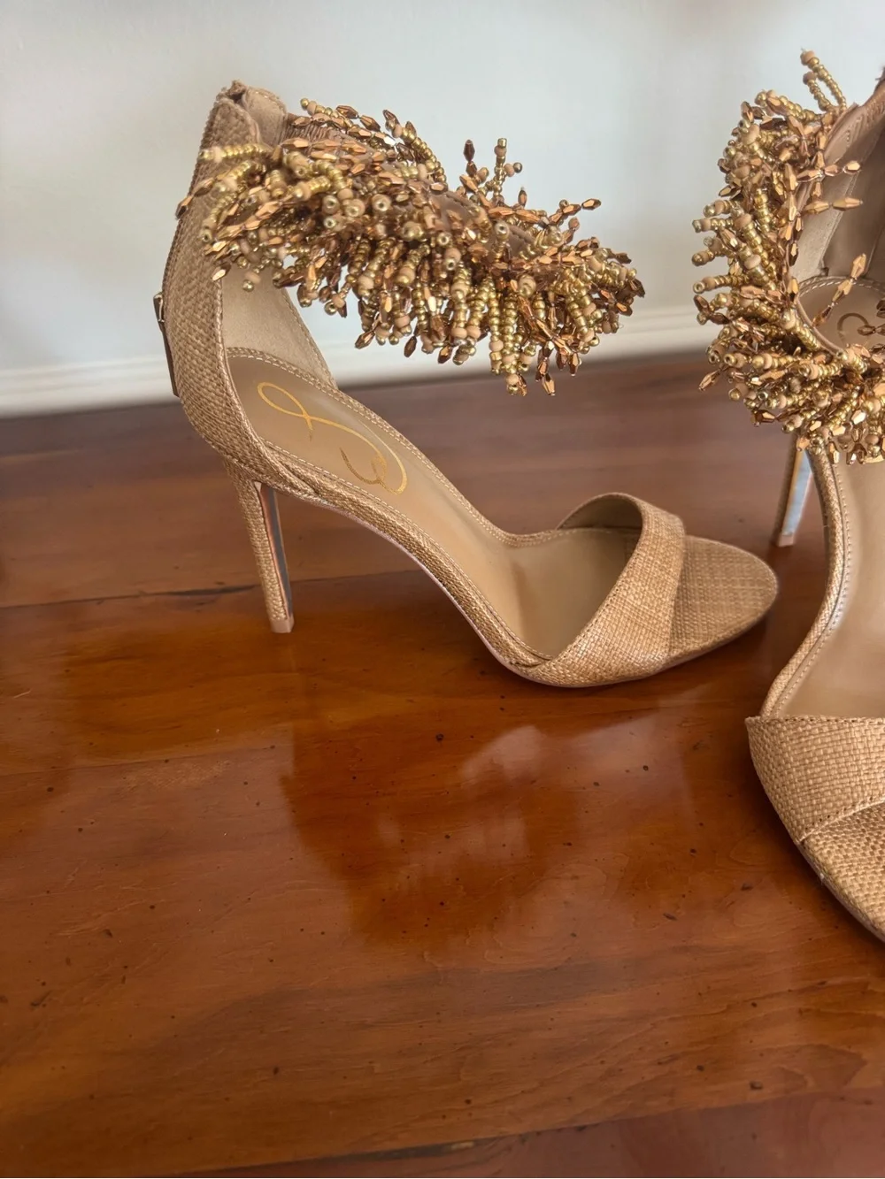 Sam Edelman Gillie Ankle Strap Sandal   BUFF TAN